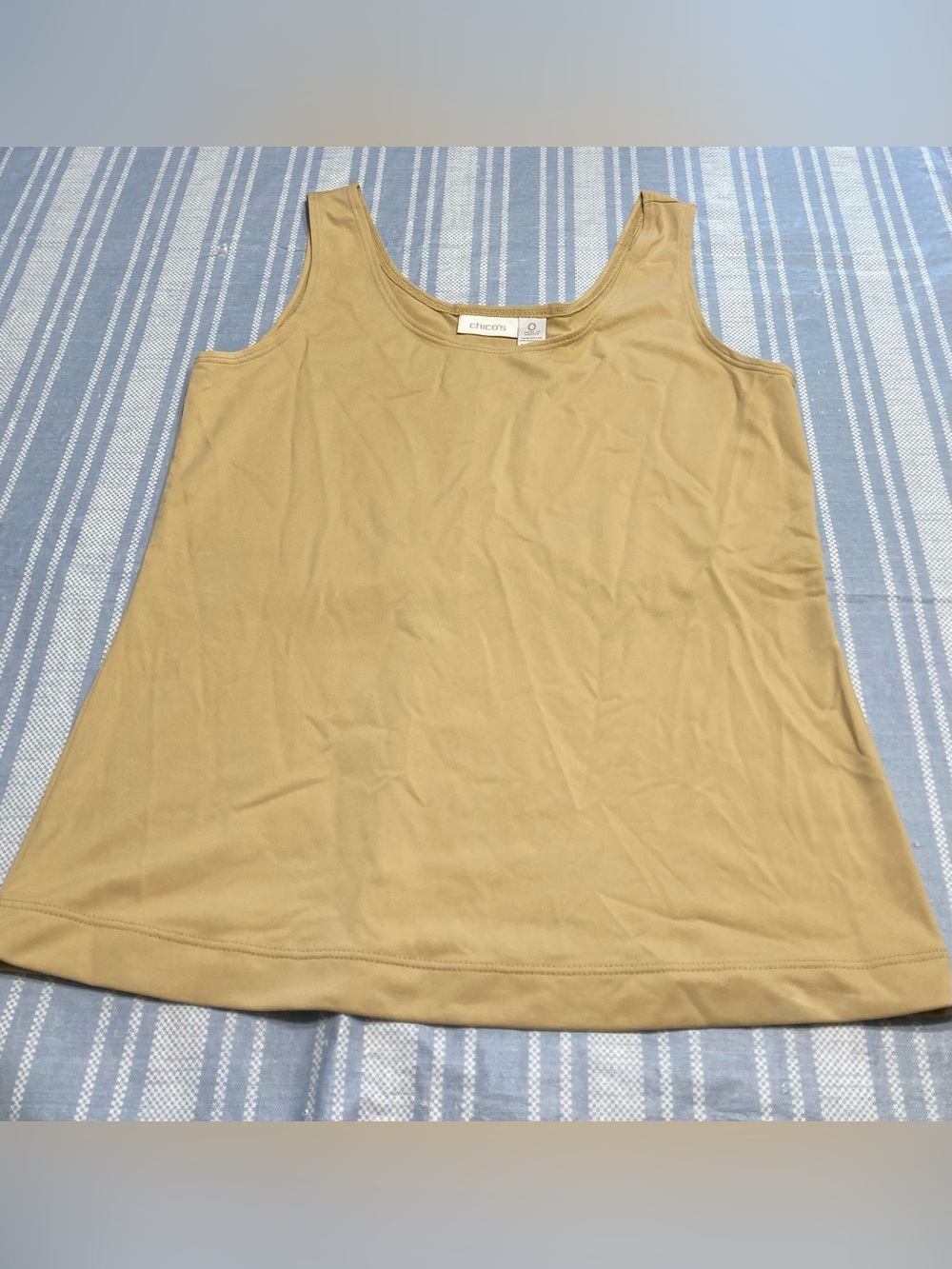 💛TODAY***$10***Chico's gold colored tank top.